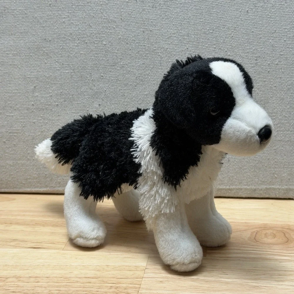 Douglas Border Collie black white stuffed animal plush toy‎ 8